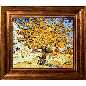 Van Gogh The Mulberry Tree Frajed Ool Painting