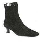 Vaneli Rhyan Suede Ankle Boot With Metal Design