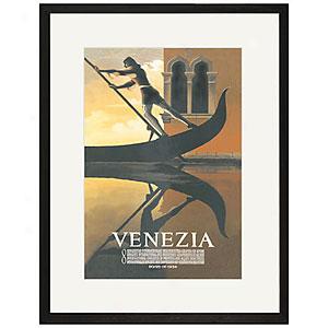Venezia Framed Print By Adolphe Cassandre