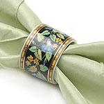Versace By Rosenthal Gold Ivy Napkin Ring