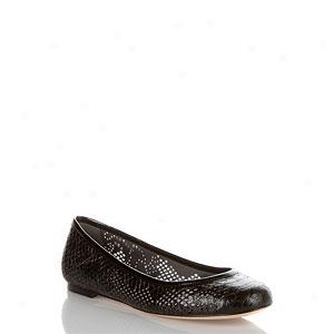 Via Spiga Pandora Black Patent Flat