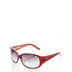 Via Spiga Womens Vs324-s Rectangular Sunglasses