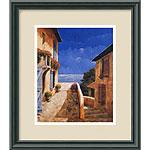 Viilla By The Sea Framed Art Print By Gilles Archam