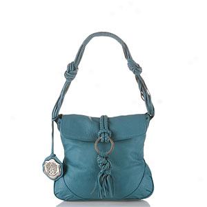 Vince Camuro Sky Blue Leather Hobo