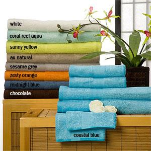 Viscose From Bamboo Bright 6pc Towel Plant
