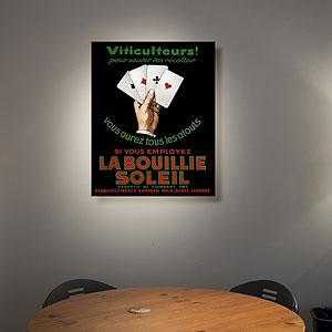 Viticulteurs 16in X 20in Vintage Canvas Print