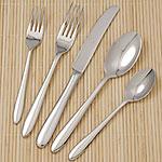 Wallace 42pc Vector 18/10 Forged Flatware Set