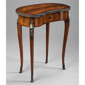 Walnut End Accent Table