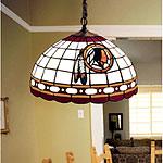 Washington Redskins Tiffany Hanging Lamp