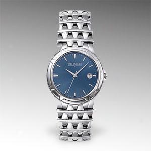 Wittnauer Mens Stainless Steel Blue Savoy Watch