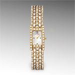 Wittnauer Womdn's Krystal Gold-tone Watch