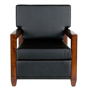 Worthington Faux Leather Club Chair