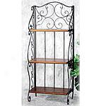 Wrought Iron & Wood 48