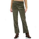 Zoe D Petite Corduroy Bootcut Pants