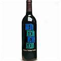 #1 Dad Wine Bottle