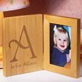 A Is For...woosen Bi-fold Frame