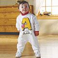 Alphabet Name Romper-fleece