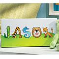 Animal Alphabet Canvases - Choose  1-5 Letters Or 6-11 Letters