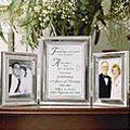 Anniversary Tri-fold Keepsake Photo Frame