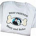 Best Friends Pet Phlto Adulf T-shirt