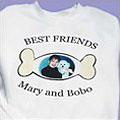 Best Friends Pet Photo Adult Sweatshirt