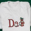 Dad Embroidered Golf T-shirt