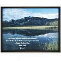 Dad's Mountain Reflection Art Canvas