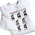 Embroidered Elves Sweatshirt