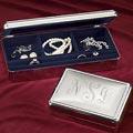 Engraved Silver-plated Jewelry Box (smll)