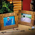 Golf And Fishing Wooden Frame - 5x7