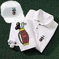 Golf Polo^^ Towel & Hat Set