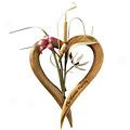 Heart Floral Wall Sculpture