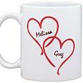 Interlocking Hearts Coffee Mug