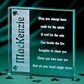 Irish Blessing Glass Block