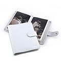 Leather Photo Wallet - White