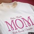 Mom With Kids Names - T-shirt