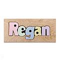Name Puzzle Boards - Pastel Letters