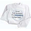 Never Question...career Sweayshirt