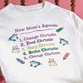 New Mom Agenda T-shirt