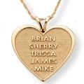 Personalized Heart Pendant