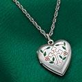 Petite Cross Heart Locket