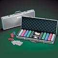 Poker Set With Silver Case