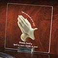 Praying Hands Plaque