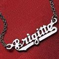 Script Baby Name Necklace - Sterling Silver