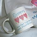 Sisters & Friends Heartstrings Mugs - 15oz.