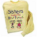 Sisters & Friends Sweatshirts - Adult Yellow