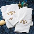 Turkish Bath Sheets In Gold^^ Burgandy Or Navy Script Clearacne Price $12.98
