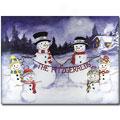 Unframed Snowman Famicoh Canvas - 11x14