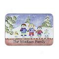 Winter Family Character Cutting Board