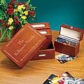 Wooden Photo Keepsake Box